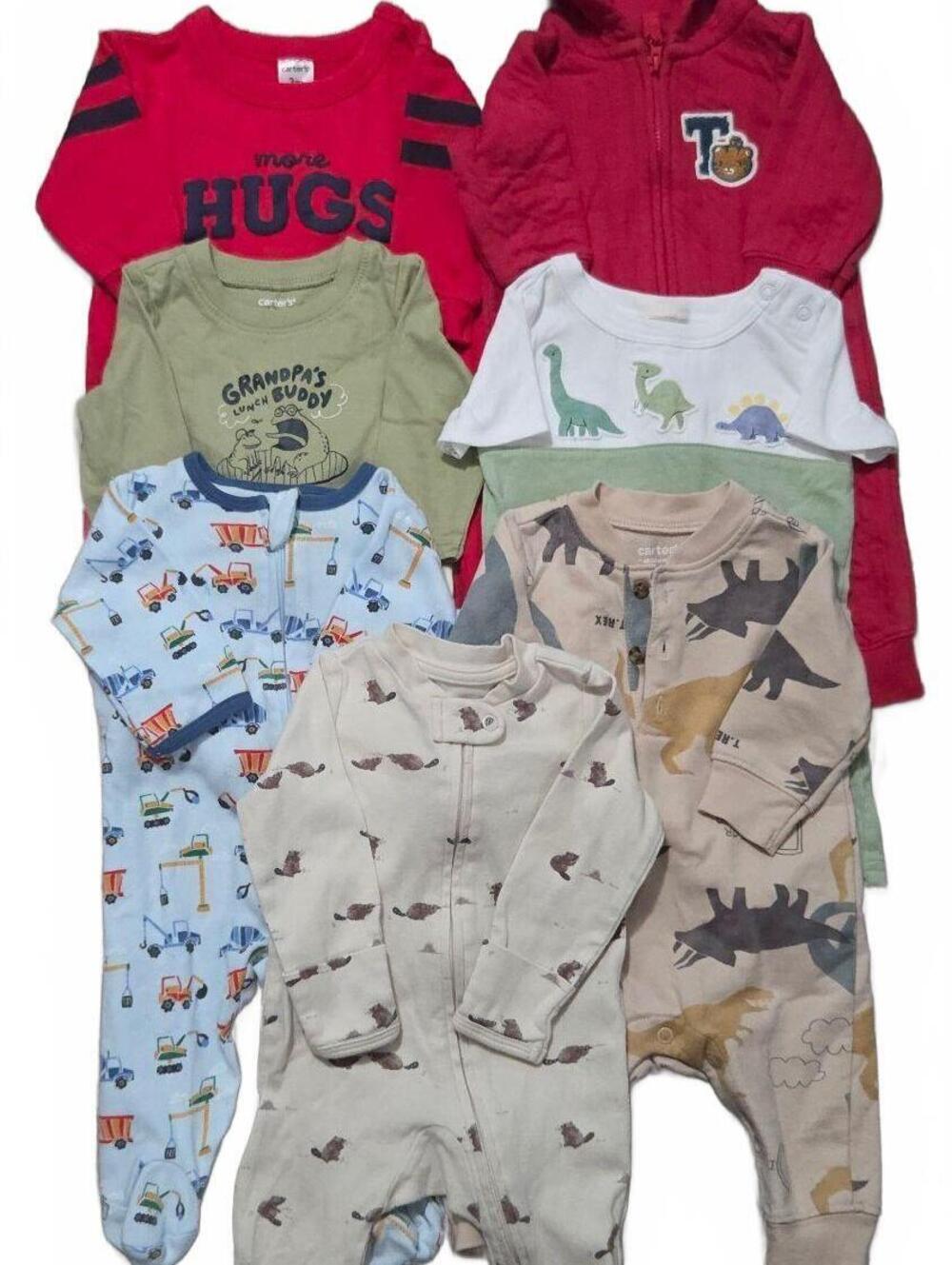Carter's Baby Clothes Lot - 3 Months Organic Cotton & Cute Prints